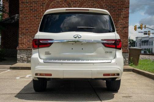 Moonstone White 2023 INFINITI QX80 SENSORY