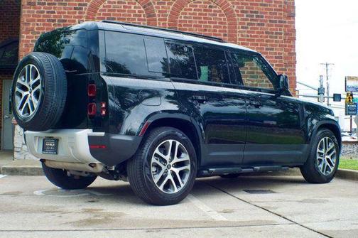 Santorini Black 2025 Land Rover Defender P300