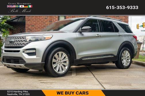 Iconic Silver Metallic 2021 Ford Explorer Limited