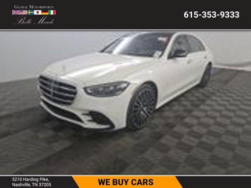 Diamond White 2022 Mercedes-Benz S-Class S 500 4MATIC