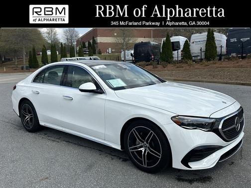 White 2025 Mercedes-Benz E-Class E 350