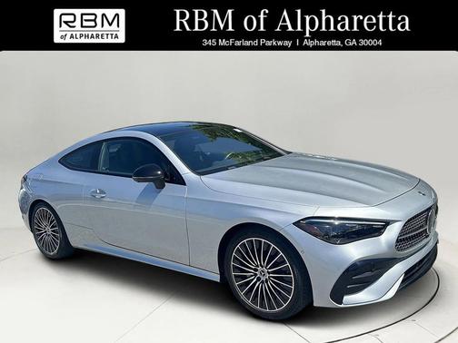 Cirrus Silver Metallic 2024 Mercedes-Benz CLE 300 4MATIC Coupe