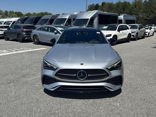 Cirrus Silver Metallic 2024 Mercedes-Benz CLE 300 4MATIC Coupe