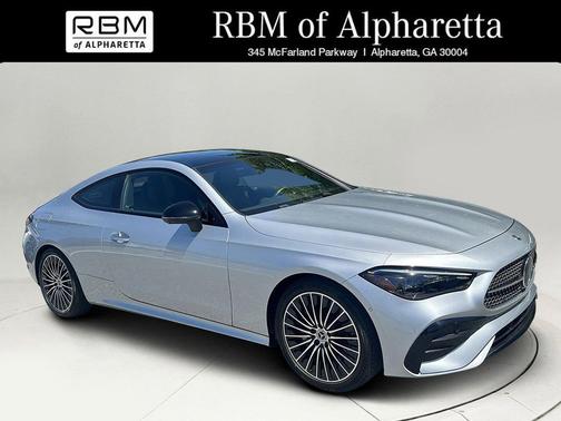 Cirrus Silver Metallic 2024 Mercedes-Benz CLE 300 4MATIC Coupe