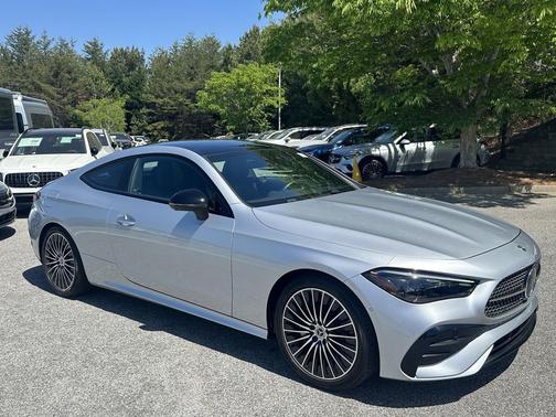 Cirrus Silver Metallic 2024 Mercedes-Benz CLE 300 4MATIC Coupe