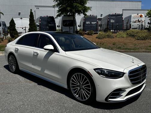 White 2023 Mercedes-Benz S-Class 4MATIC