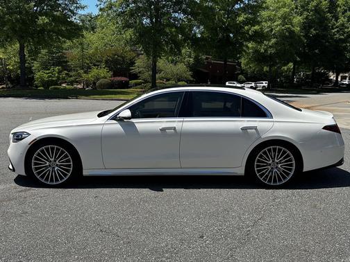 White 2023 Mercedes-Benz S-Class 4MATIC