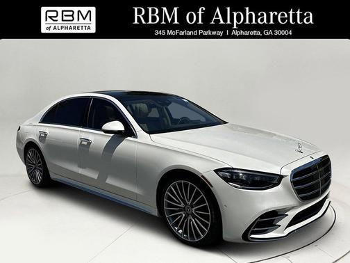 White 2023 Mercedes-Benz S-Class 4MATIC