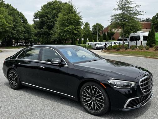 Black 2025 Mercedes-Benz S-Class 4MATIC