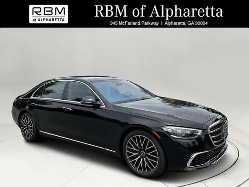 Black 2025 Mercedes-Benz S-Class 4MATIC