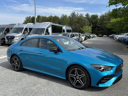 Blue 2025 Mercedes-Benz CLA 250 4MATIC