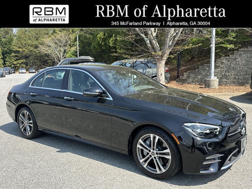 Black 2023 Mercedes-Benz E-Class 4MATIC