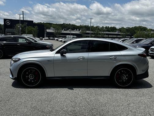 Silver 2025 Mercedes-Benz AMG GLC 63 S E Performance 4MATIC Coupe