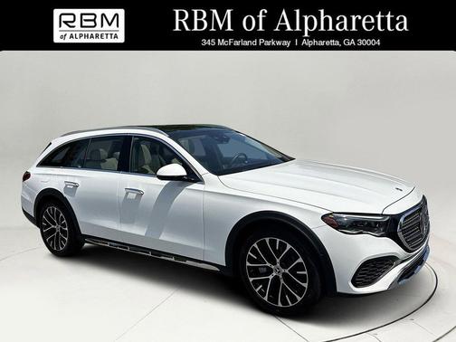 White 2025 Mercedes-Benz E-Class E 450 4MATIC All-Terrain