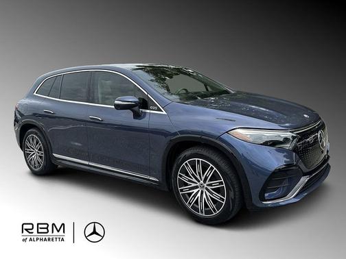 Blue 2023 Mercedes-Benz EQS 450 4MATIC