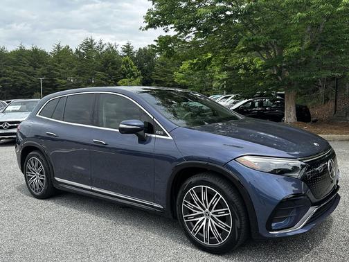 Blue 2023 Mercedes-Benz EQS 450 4MATIC