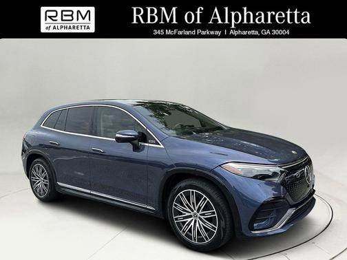 Blue 2023 Mercedes-Benz EQS 450 4MATIC