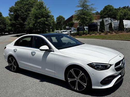 White 2025 Mercedes-Benz C-Class C 300