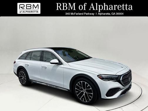 White 2025 Mercedes-Benz E-Class E 450 4MATIC All-Terrain