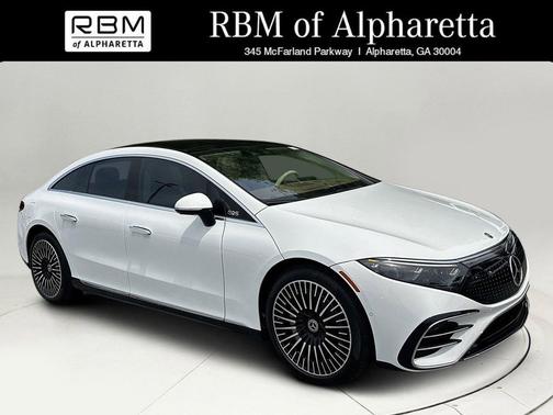 White 2023 Mercedes-Benz EQS 450 4MATIC