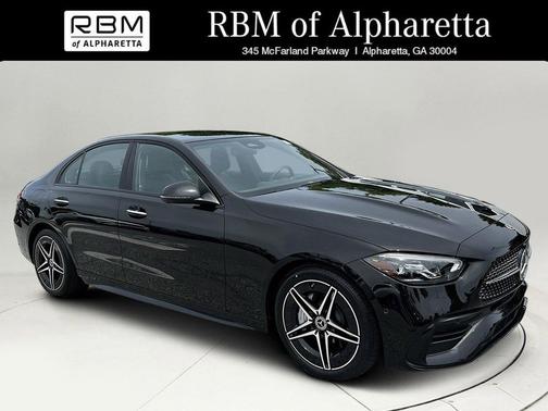 Black 2024 Mercedes-Benz C-Class C 300 4MATIC