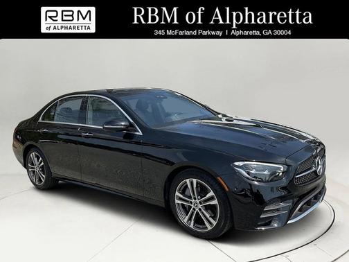Black 2022 Mercedes-Benz E-Class 4MATIC