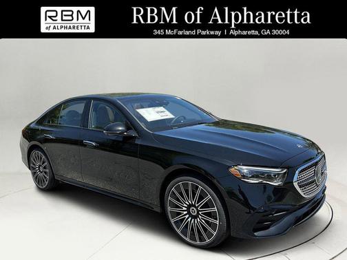 Black 2026 Mercedes-Benz E-Class 4MATIC