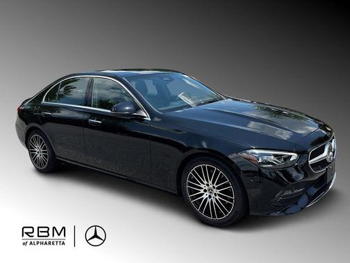 Black 2025 Mercedes-Benz C-Class C 300 4MATIC