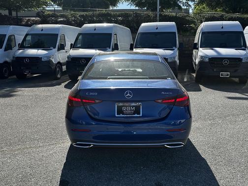 Blue 2023 Mercedes-Benz C-Class C 300 4MATIC