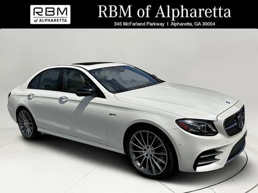 White 2017 Mercedes-Benz AMG E 43 4MATIC