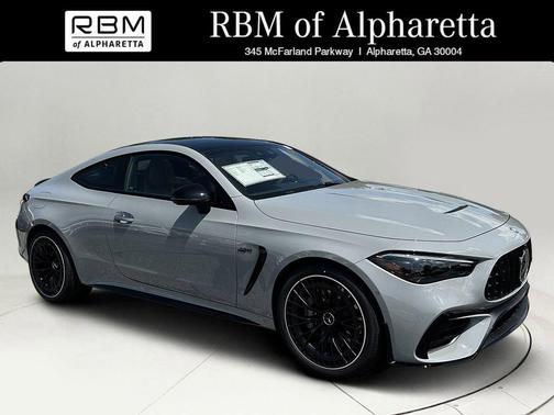 Gray 2026 Mercedes-Benz AMG CLE 53 4MATIC+