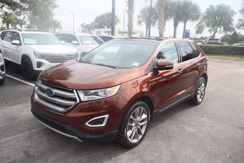 Ruby Red Metallic Tinted Clearcoat 2015 Ford Edge Titanium