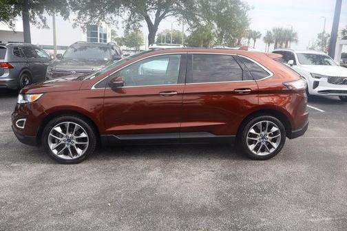 Ruby Red Metallic Tinted Clearcoat 2015 Ford Edge Titanium