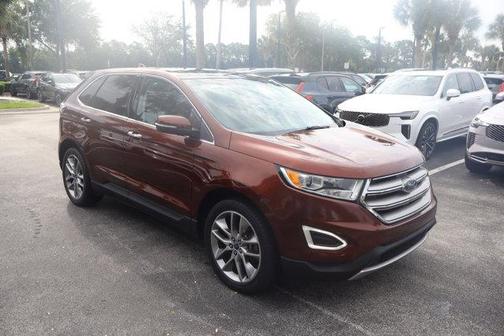 Ruby Red Metallic Tinted Clearcoat 2015 Ford Edge Titanium