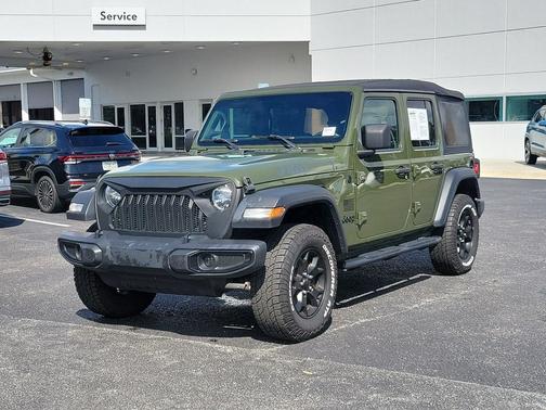 Sarge Green Clearcoat 2020 Jeep Wrangler Unlimited Sport