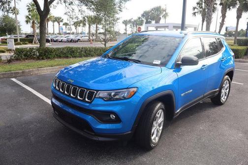 Hydro Blue Pearlcoat 2024 Jeep Compass Latitude