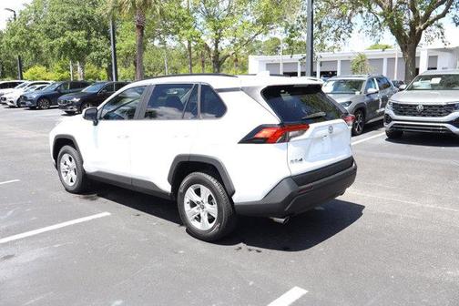 Super White 2021 Toyota RAV4 XLE