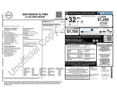 2024 Nissan Altima 2.5 SV