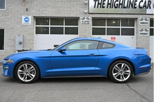 VELOCITY BLUE 2020 Ford Mustang EcoBoost Premium