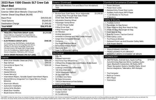 2023 RAM 1500 Classic SLT