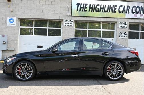 Midnight Black 2021 INFINITI Q50 3.0t RED SPORT 400