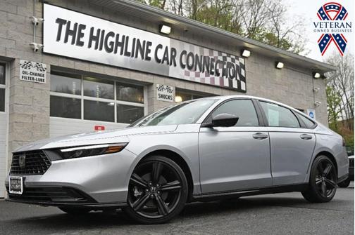 Solar Silver Metallic 2025 Honda Accord Hybrid Sport-L