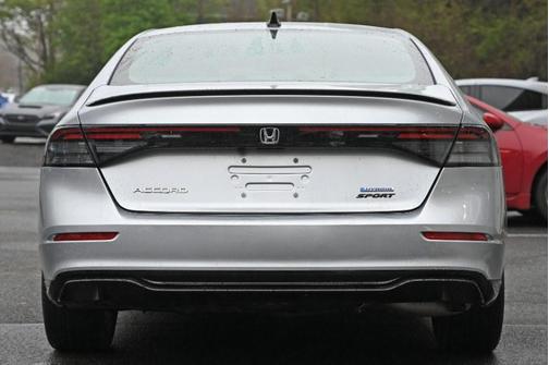 Solar Silver Metallic 2025 Honda Accord Hybrid Sport-L