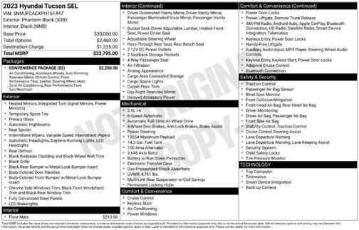 2023 Hyundai TUCSON SEL