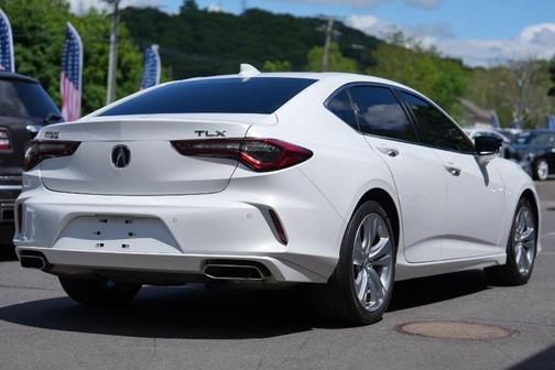 Platinum White Pearl 2023 Acura TLX Technology