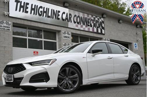 Platinum White Pearl 2023 Acura TLX A-Spec