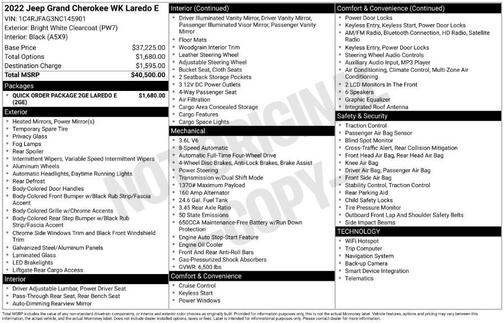 2022 Jeep Grand Cherokee Laredo