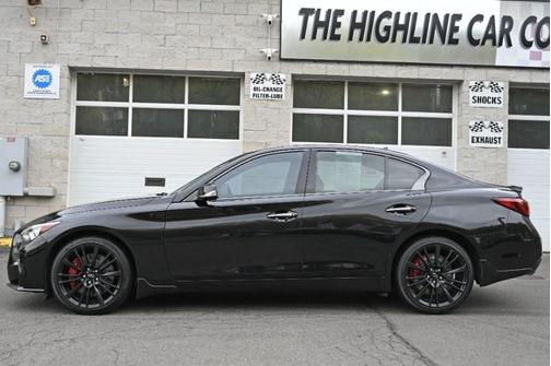 Midnight Black 2023 INFINITI Q50 3.0t RED SPORT 400