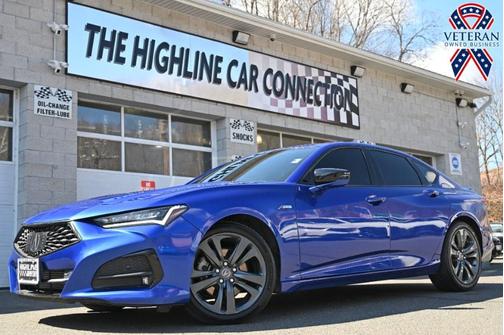 Apex Blue Pearl 2023 Acura TLX A-Spec