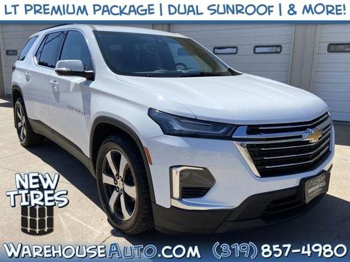 White 2023 Chevrolet Traverse LT Leather